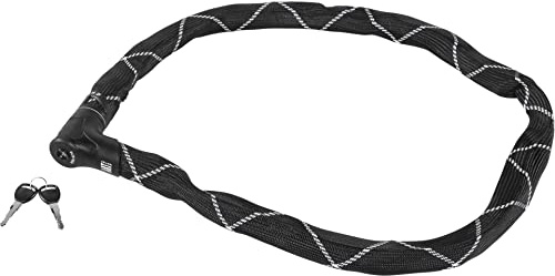ABUS Kettenschloss Iven Chain 8210 – Fahrradschloss aus gehärtetem Stahl – mit Kunstfaserummantelung – ABUS-Sicherheitslevel 10
