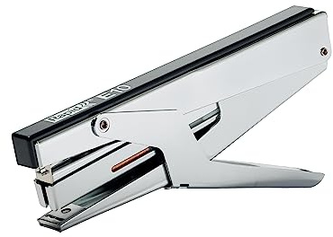 Rapid 21310400 Heftzange E10, Kunststoff/Metall, 10 Blatt, chrom