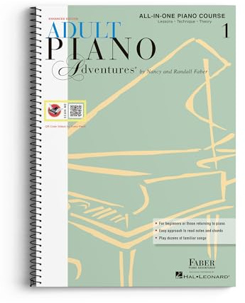 Adult Piano Adventures: All-in-One Piano Course - Buch 1 | Klaviernoten für Erwachsene Anfänger | Klavierakkorde und Notenlesen lernen | Notenbuch mit ... Lesson Book 1, a Comprehensive Piano Course