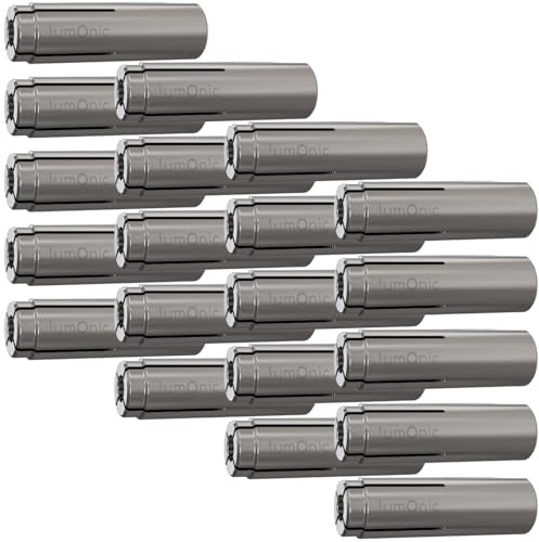 Lumonic 20x Schlaganker M10 x 40 Verzinkt I Zur Verwendung als Keilanker, Metalldübel, Bolzenanker, Blitzdübel I Für verschiedene Arten Durchsteckmontagen