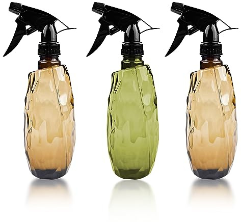 Magrimaxio 3 Stk Nachfüllbare Sprühflaschen 500ml, Leere Zerstäuber mit Verstellbare Sprühkopf, Sprühflasche Pflanzen, Blumensprüher, spray bottle Haare, pflanzensprüher, für Reinigungs, Garten, Reise