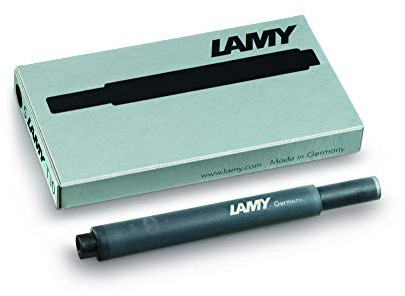 Lamy T10 Tintenpatronen schwarz 5 x 5 Sparpack Lamy T10 Tintenpatronen schwarz (5 Päckchen mit je 5 Patronen)
