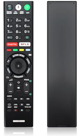 Ersatz für Sony Fernbedienung, Sprachfernbedienung mit Bluetooth Kompatibel mit alle 4K UHD LED LCD HD Smart TVs, Sony-TVs/Bravia-TVs