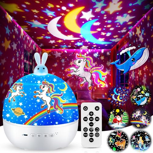 Nachtlicht Sternenhimmel Projektor Kinder,【Geschenkverpackung】Personalisierte Geschenke Baby Geschenk Mädchen,Baby Geschenk Junge,Kleine Geschenke für Kinder,Geschenke für Mädchen Zimmer Deko