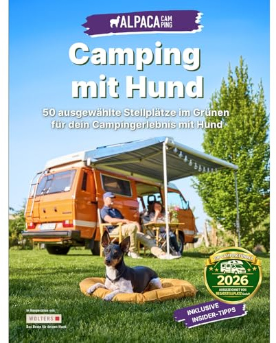 Camping mit Hund - Stellplatzführer für Wohnmobile und Wohnwagen für Vierbeiner mit Hunde willkommen - AlpacaCamping