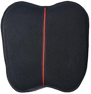 Sunydog Motorrad-Sitzkissen,Motorrad-Gel-Sitzkissen,3D-Wabenmuster,atmungsaktives,stoßdämpfendes Sitzkissen,hochelastisches Gel für bequemes Reisen,lange Fahrten