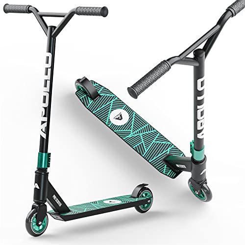 Apollo Stunt Scooter - Genius Pro - robuster Kinder-Scooter mit ABEC 9 Kugellager, Trick Roller für Kinder ab 6 Jahre, Tretroller, perfekt auch als Cityroller