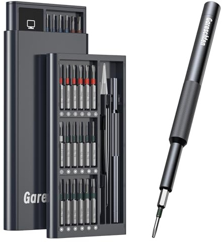 Feinmechaniker Werkzeug Set, Mini Schraubendreher Set mit S2 Lang Bits, Präzisions Schraubendreher Set Reparatur Werkzeug Kit mit Torx T5 T6 T8 T9 für Handy, Brillen, Uhren, Laptop, PS4, Xbox, PC