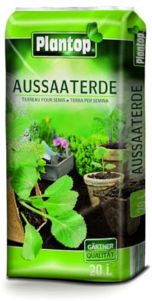 Aussaaterde 20 Liter Plantop Anzuchterde Pikiererde Blumenerde Growerde
