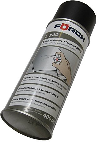 Förch Lack L230 schwarz hitzefest 650 °C