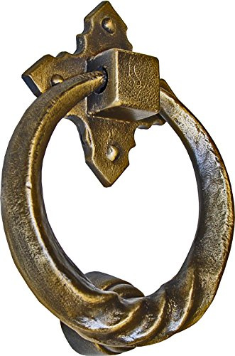 Imex El-Zorro 76816 Türklopfer Messing Landhausstil, 120 x 95 mm