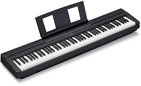 Yamaha Digital Piano P-45B, schwarz – Elektronisches Klavier für Einsteiger für authentisches Klavierspielen – Kompaktes & leicht zu bedienendes Digital Piano