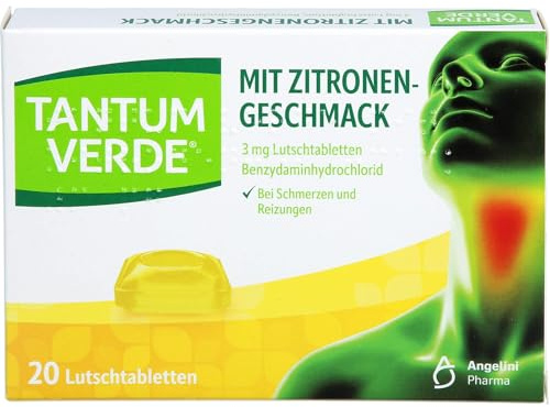 Tantum Verde Lutschtabletten mit Zitronen-Geschmack 3 mg | 20 Stück
