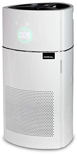 Comedes Lavaero 900 - Moderner 5-Stufen Luftreiniger inkl. Aktivkohle, HEPA-Filter und Ionisator | CADR 380m³/h | Luftqualitätssensor (PM2.5) | Ideal für Allergiker & Raucher | Räume bis 60m²