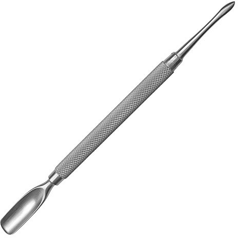 Nagelhautschieber - Nagelhautentferner - Hautschieber - Doppelendig - rostfreier Edelstahl