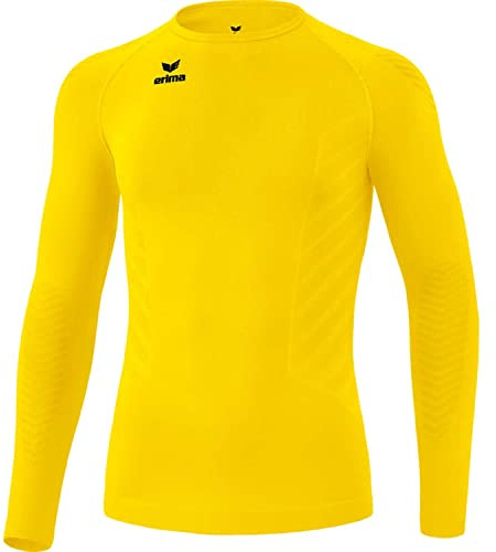 Erima Unisex Erwachsene Athletic Longsleeve 2.0 Funktionsunterwäsche (2252108), gelb, XL