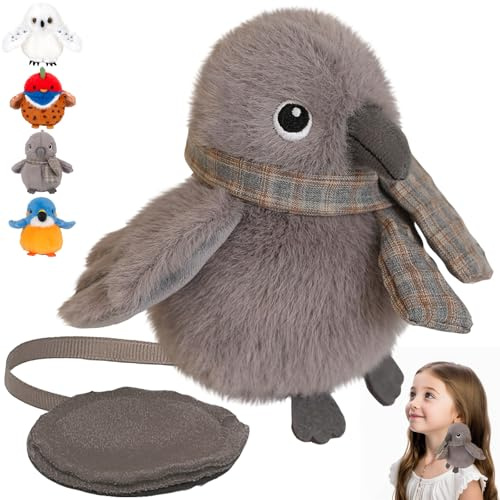 LUKIUP 1 Stück Magnetischer Shoulder Plüschpuppe - Niedliches Plüsch Kuscheltier mit Magnet-Design | Interaktives Spielzeug für Kinder & Erwachsene | Cosplay Accessoire & Daily Outfit Highlight