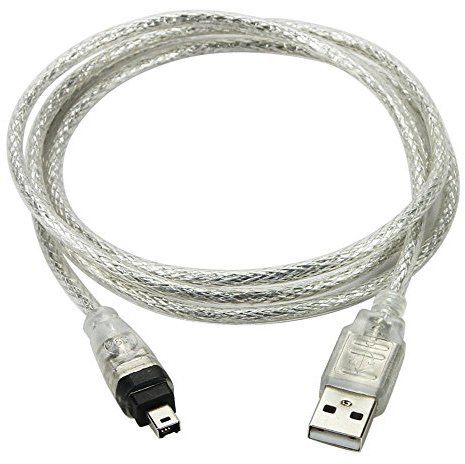 chenyang USB 2.0 Stecker auf Firewire IEEE 1394 4poliger iLink Kabeladapter Nur kompatibel mit SONY DCR-TRV75E 4,92 FT/1,5 m