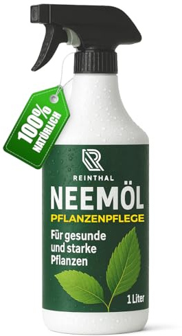 REINTHAL Neemöl Spray 1000 ml – Natürliche Pflanzenpflege, Sprühfertig – Niemöl mit Emulgator für Pflanzen, Nachfüllbar