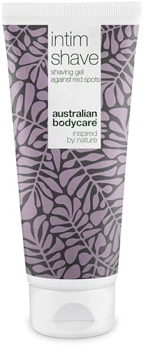 Australian Bodycare Intim Shave 200 ml | Transparentes Rasiergel für die Intimrasur | Gegen Eingewachsene Haare, rote Pickel, Rasurbrand bei Haarentfernung im Intimbereich | Natürliches Teebaumöl