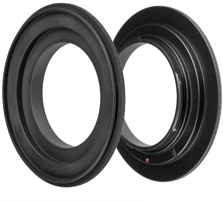 ayex Retroadapter Umkehrring kompatibel mit Sony A-Mount 77mm Reversering Makroadapter zum umgekehrten Anschrauben eines Objektivs