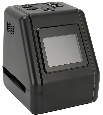 Vikye 12-Megapixel-Film- und Diascanner, Digitalisierer für Negativfilme und Dias mit 2-Zoll-IPS-HD-LCD-Bildschirm, Konvertieren von 135, 126, 110 Diafilmen in Negativfotos in