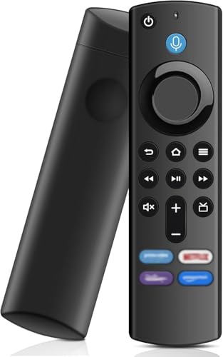 Ersatz-Sprachfernbedienung,Passend für Smart TV(Lite,2 Gen,3 Gen,4K),Smart TVs Cube (2st Gen,3nd Gen) mit Vier Schnelltasten und Sprachfunktion