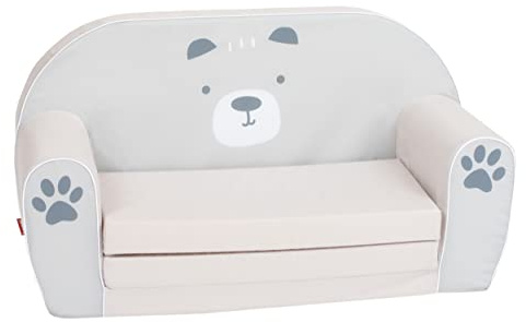 Knorrtoys 68480 - Kindersofa - Bär Paul, Braun, 77 Centimeter x 34 Centimeter x 42 Centimeter