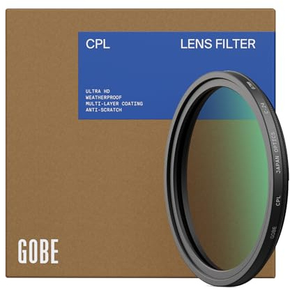 Gobe 58 mm Polfilter (Polarisationsfilter) CPL