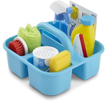 Melissa & Doug -Reinigungscaddy Set -11-teiliges Set für kreatives Rollenspiel, für Kinder ab 3 Jahren