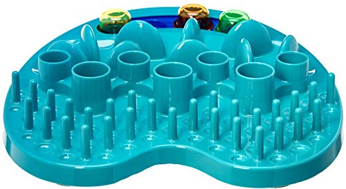 Amazon Basics Spielstation-Futterspender für Haustiere, blau