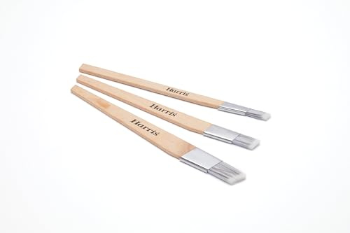 Harris Malerpinsel-Set 3er-Pack 13/19/25 mm Detailpinsel für Heizkörper, Ecken, Kanten & Lacke