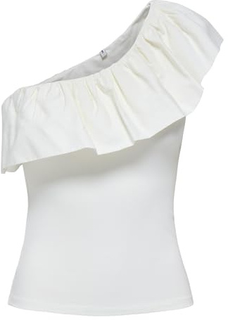 ONLY Damen Onlsoffy One Shoulder Mix Top Box JRS Onlsoffy One Shoulder Mix Top Box JRS (1er Pack)
