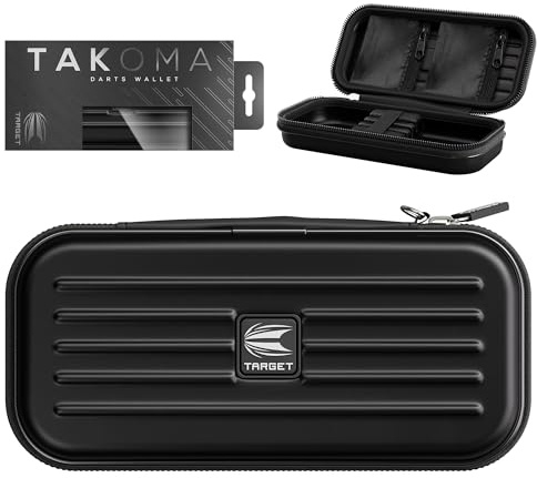 Target Darts Schwarz Takoma Regular Darts Case - Holds x 1 Satz Darts Brieftasche