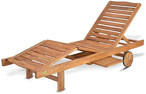 HECHT Sonnen-Liege "Resort A Lounger" Gartenliege aus Akazienholz