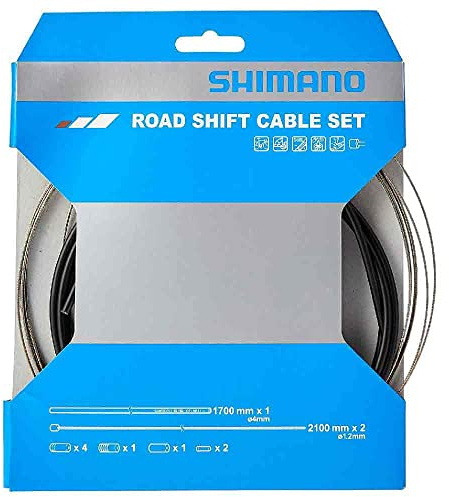 Shimano Schaltzugset Rennrad, Y-60098022 Schaltzug-Set Road Edelstahl
