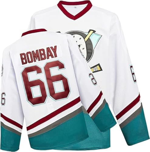 Mighty Ducks Jersey Movie Eishockey Trikot S-XXXL Charlie Conway #96 Adam Banks #99 90S Hip Hop Kleidung für Party