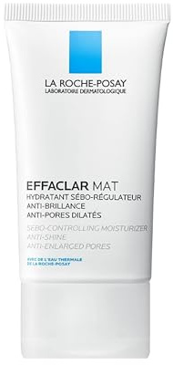 La Roche Posay Mattierende Feuchtigkeitspflege für fettige, unreine und zu Akne neigende Haut, Talgregulierend und porenverfeinernd, Mit LHA und Thermalwasser, Effaclar Mat, 40 ml