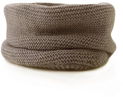 ENSTAB Loop Kinder Baumwolle Herbst Winter Schal Baby Loop Hals Wärmer kinderschal Strick Mädchen und Junge (Camel)