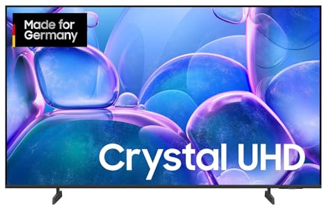 Samsung Crystal UHD 4K U7099F 50 Zoll (125 cm) LED Fernseher, Crystal Prozessor 4K, MetalStream Design, SmartThings, Knox Security, Gaming Hub, AI Upscaling, Kostenlose Inhalte, Smart AI TV