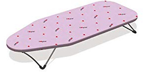 Gimi Pollicino Bügelbrett, Stahl, blau/weiß/rosa