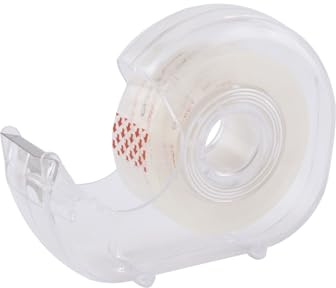 D.RECT Durchsichtiges Klebeband 40Mic. Größe 19Mm X 33M Mit Dispenser
