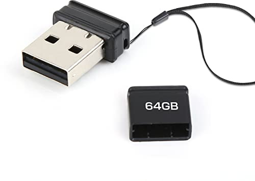 USB Stick 64GB Speicherstick USB 2.0 USB-Stick 64GB USB-Flash-Laufwerk mit Schlüsselband USB 2.0 Stick Datenstick für PC, Laptop, Computer, Tablet, Autoradio, Car Geräte Externer