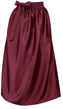 Schürze für Dirndl Trachtenschürze Trachtenkleid Dirndlkleid Dirndlschürze Taftschürze Trachtenmode einfärbig uni Taft grün pink rot rosa blau schwarz Glanz apron