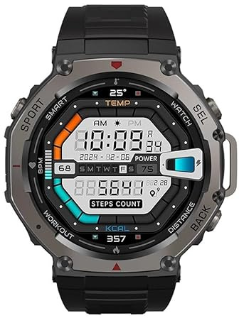 SWZEC Aegis XS GPS-Sportuhr/Rund(Schwarz)