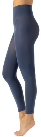 CALZITALY Blickdichte Leggings, Leggings aus Mikrofaser, Strumpfhose ohne Füße 80 DEN | S, M, L, XL, XXL, 3XL, 4XL | Made in Italy