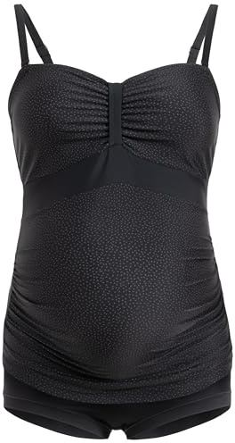 Herzmutter Umstandstankini Umstandsbadeanzug Schwangerschaft 7000 | Bademode Schwangere Unterbauch-Hose Bandeau-Tankini