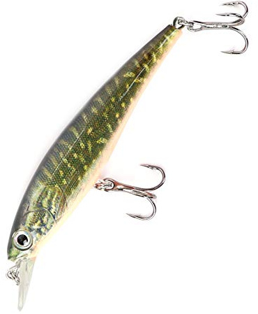Major Fish Zander Wobbler Hecht Barsch Hardbait Flachläufer 10 cm