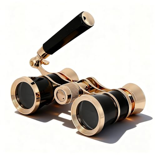 Fernglas für Oper, 3X25 Opera Fernglas Teleskop Theater Tragbares Teleskop Theater Opernglas für Frauen Mädchen Kinder (Black)