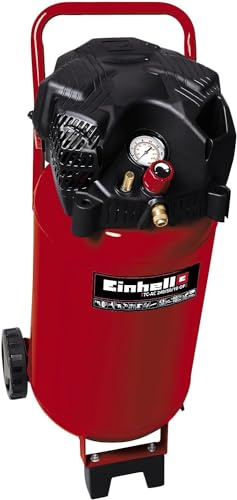 Einhell Kompressor TC-AC 240/50/10 OF (1500 W., max. 10 bar, 50 l-Tank, 240 l/min Ansaugleistung, Motordrehzahl 18000 min^-1, Druckminderer, Manometer, ölfrei)